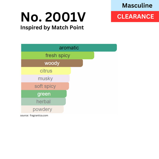 No. 2001V - inspired by Match Point (M)